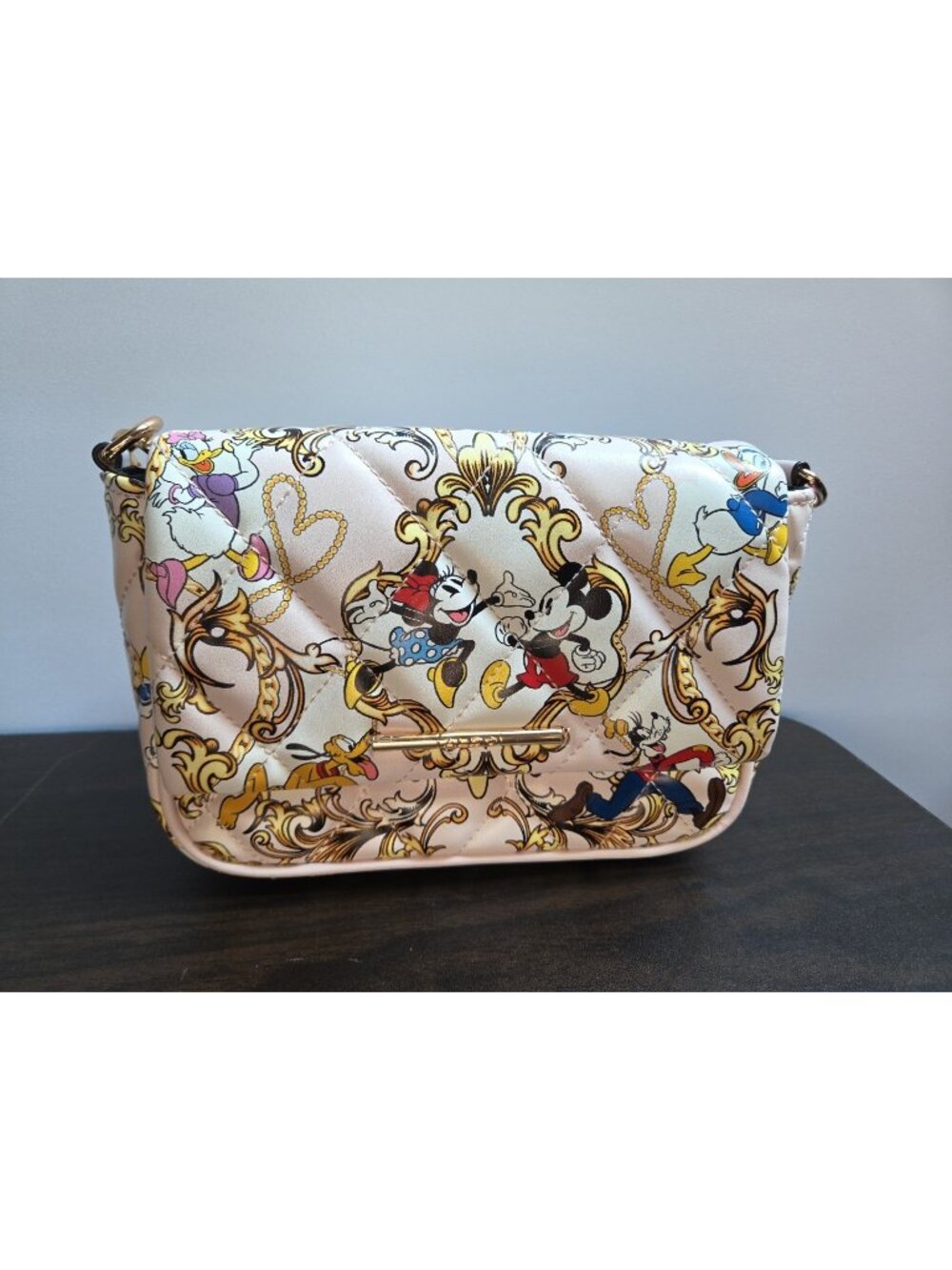 DISNEY X ALDO CROSSBODY BAG ~ PINK ~ MICKEY MINNIE - CLEAN